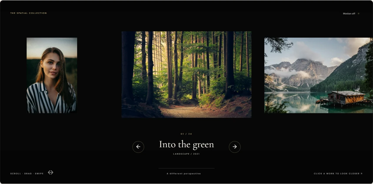 STILL immersive photography gallery with spatial image browsing